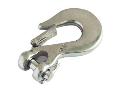 Clevis slip hook with safety latch, S331X